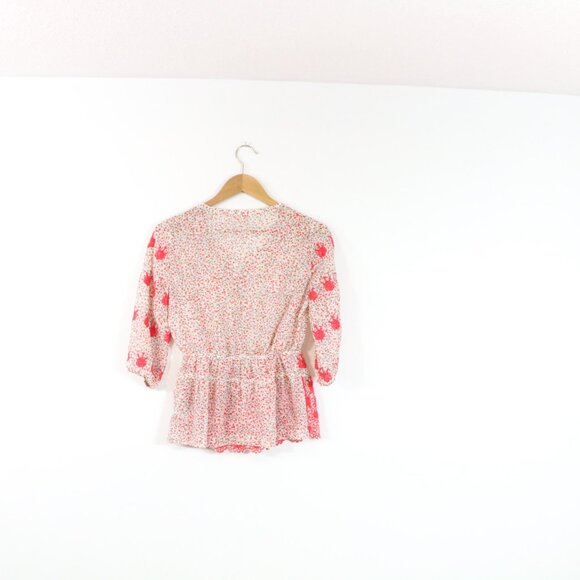 *Guess Floral Embroidered Blouse - Picture 8 of 8